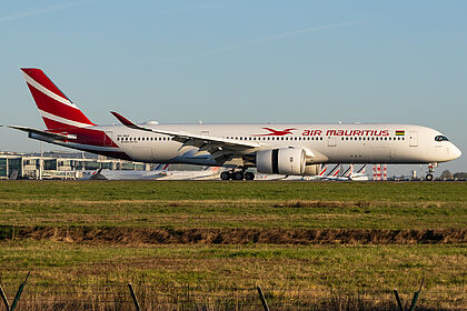 Airbus A350 3B-NBQ operated by Air Mauritius