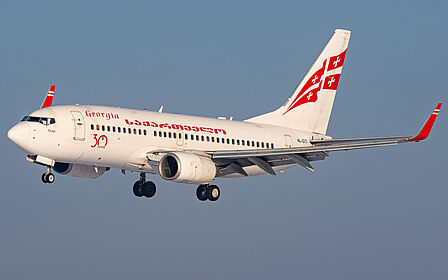 Boeing 737-700 4L-GTI operated by Georgian