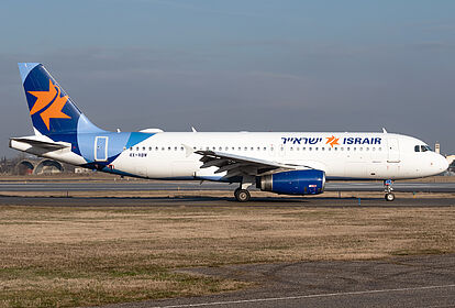 Airbus A320 4X-ABW operated by Israir