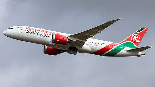 Boeing 787-8 5Y-KZF operated by Kenya