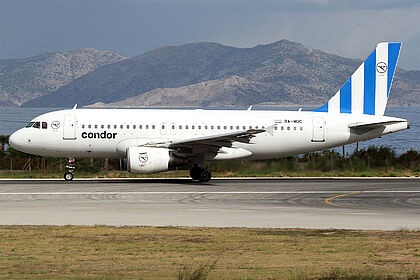 Airbus A319 9A-MUC operated by Condor