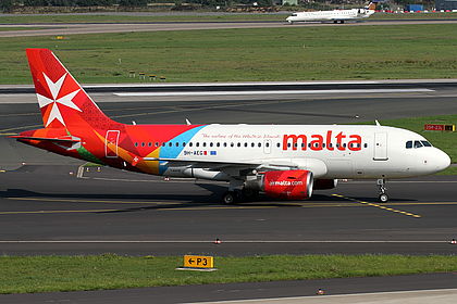 Airbus A319 9H-AEG operated by Wizz Air Malta