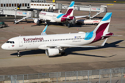 Airbus A320 9H-EWB operated by Eurowings