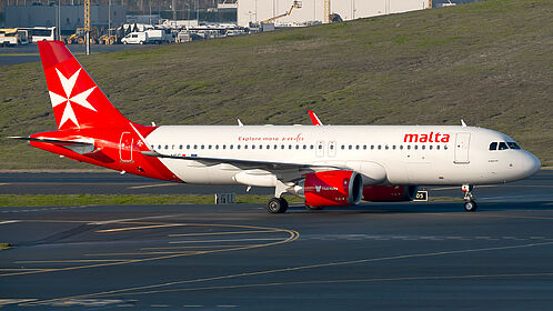 Airbus A320 NEO 9H-NEF operated by KM Malta