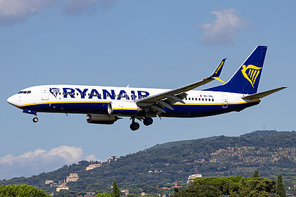 Boeing 737-800 9H-QBL operated by Ryanair