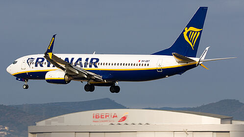 Boeing 737-800 9H-QBT operated by Ryanair