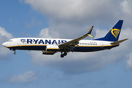 Boeing 737-800 9H-QBW operated by Ryanair