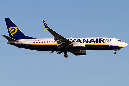 Boeing 737-800 9H-QCH operated by Ryanair