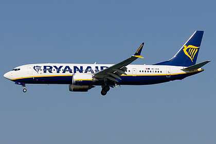 Boeing 737-800 9H-VUO operated by Ryanair