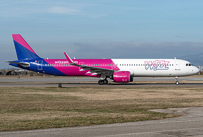 Airbus A321 NEO 9H-WAL operated by Wizz Air Malta