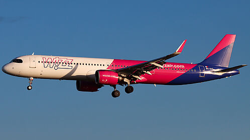 Airbus A320 9H-WAS operated by Wizz Air Malta