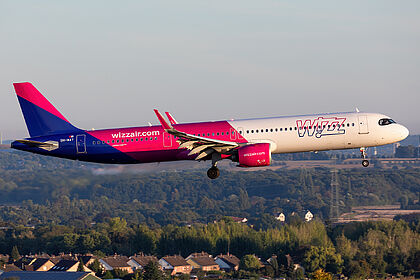 Airbus A321 NEO 9H-WAY operated by Wizz Air