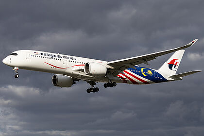 Airbus A350-900 9M-MAG operated by Malaysia