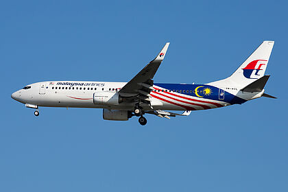Unknown 9M-MXL operated by Malaysia