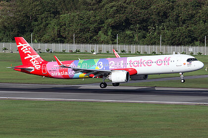 Unknown 9M-VAA operated by AirAsia
