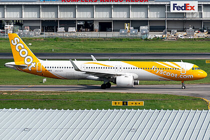 Unknown 9V-NCB operated by Scoot