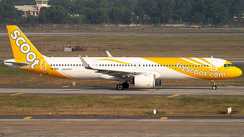 Unknown 9V-NCD operated by Scoot