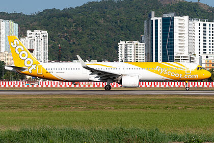 Unknown 9V-NCJ operated by Scoot