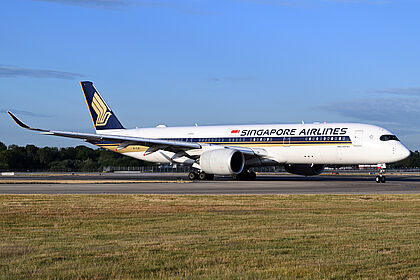 Airbus A350-900 9V-SJB operated by Singapore