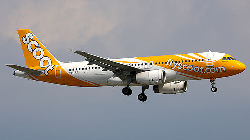 Unknown 9V-TRT operated by Scoot