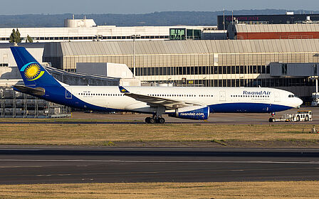 Airbus A330-300 9XR-WP operated by RwandAir