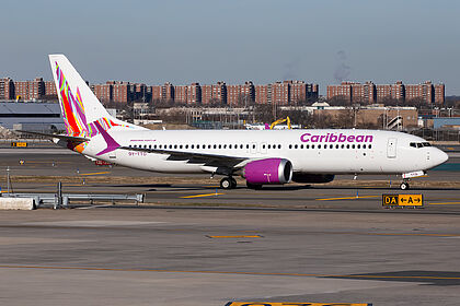 Boeing 737 MAX 8 9Y-TTO operated by Caribbean