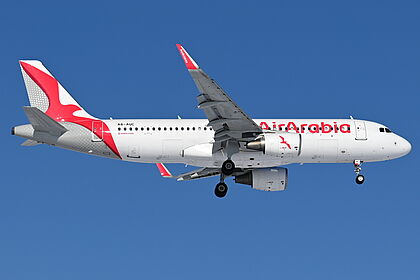 Airbus A320 A6-AUC operated by Air Arabia Abu Dhabi