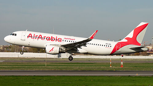 Airbus A320 A6-AUI operated by Air Arabia Abu Dhabi