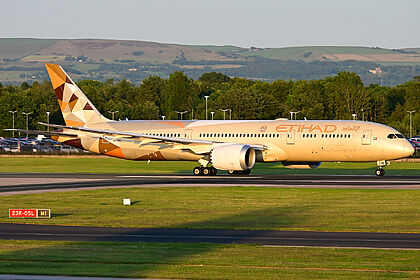Boeing 787-9 A6-BNB operated by Etihad