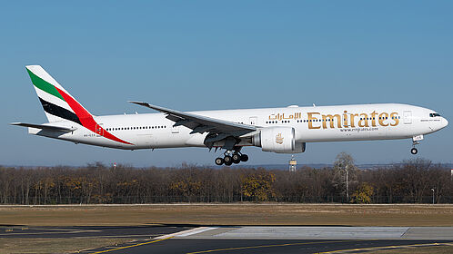 Boeing 777-300ER A6-ECS operated by Emirates