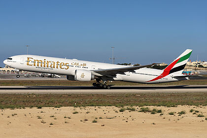 Boeing 777-300ER A6-ENR operated by Emirates