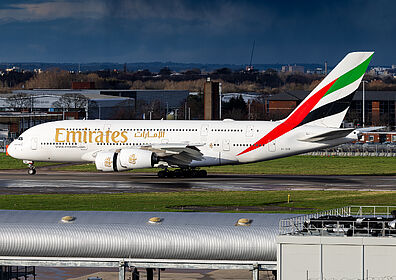 Airbus A380-800 A6-EOB operated by Emirates