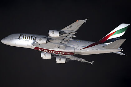 Airbus A380-800 A6-EOJ operated by Emirates
