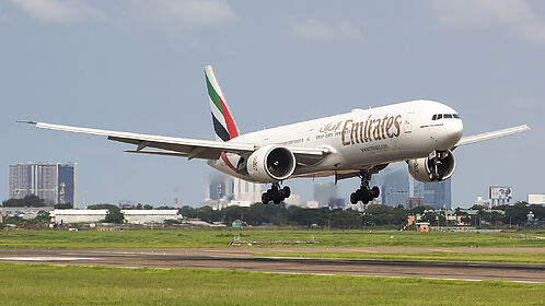 Boeing 777-300ER A6-EPQ operated by Emirates