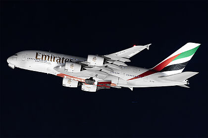 Airbus A380-800 A6-EUM operated by Emirates