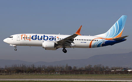 Boeing 737 A6-FMP operated by flydubai