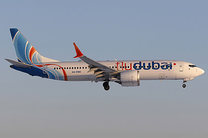 Boeing 737 A6-FMR operated by flydubai