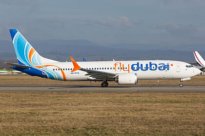 Boeing 737 A6-FPG operated by flydubai