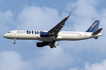 Airbus A320 AP-BMP operated by Airblue