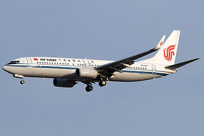 Boeing 737-800 B-1417 operated by Air China