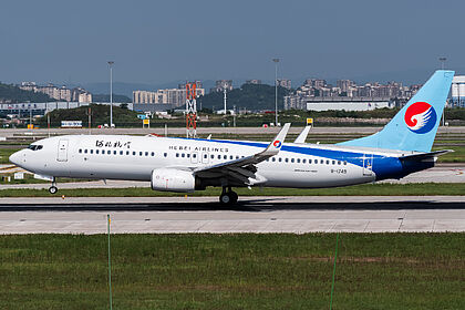 Boeing 737-800 B-1749 operated by Hebei