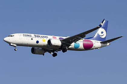 Boeing 737 MAX 8 B-208H operated by 9 Air Co