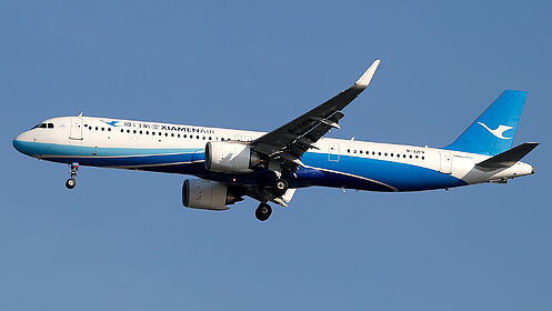 Airbus A321 NEO B-32FN operated by Xiamen