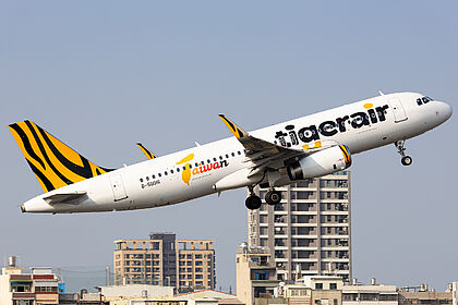 A320 B-50016 operated by Tigerair Taiwan