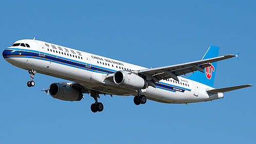 Airbus A321 B-6578 operated by China Southern