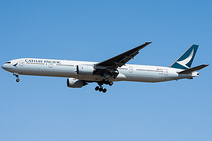 Unknown B-HNK operated by Cathay Pacific