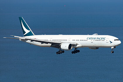 Unknown B-HNN operated by Cathay Pacific