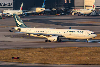 Unknown B-HYJ operated by Cathay Pacific