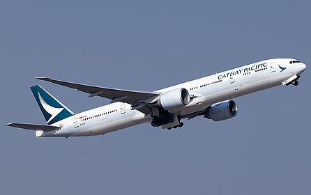 Boeing 777-300ER Passenger B-KPQ operated by Cathay Pacific