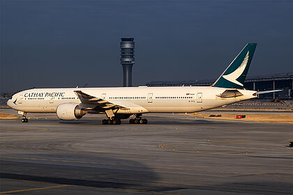 Boeing 777-300ER B-KPX operated by Cathay Pacific